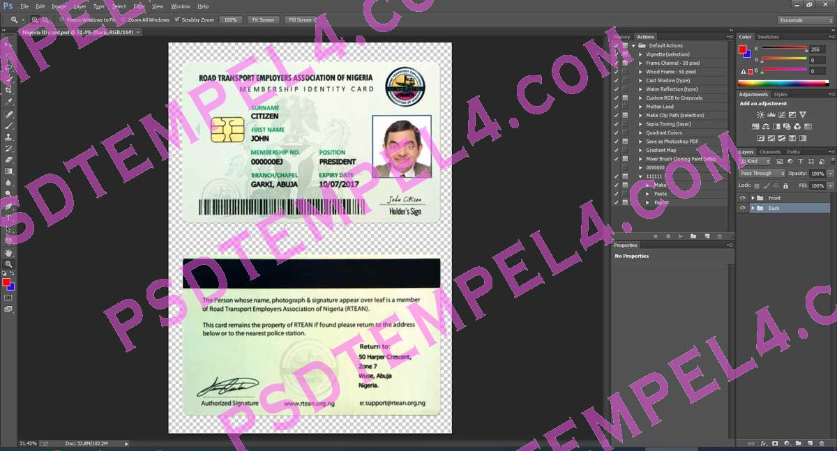 Nigeria id card