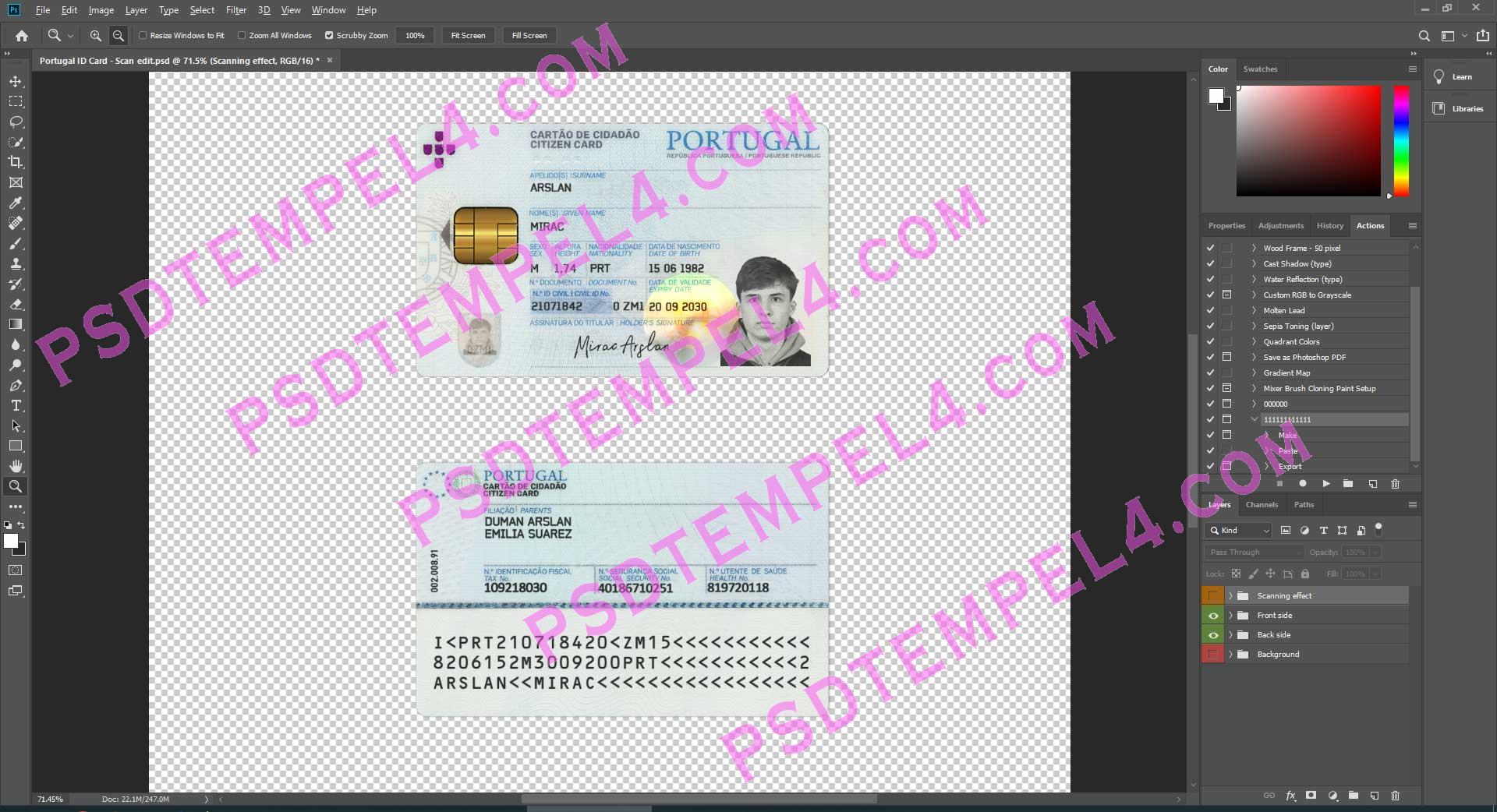 Portugal id card